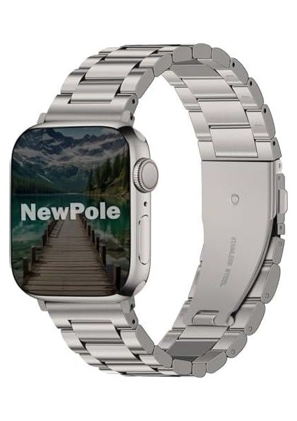 Uyumlu Kordon 2 1 4 3 6 5 Se 7 9 8 2/1 10 Watch Ultra Etmeyen Apple Kordon Rahatsız Baklalı Çelik Kordon Stal 49MM Uyumlu 44MM 42MM 46MM 45MM Watch Yeni