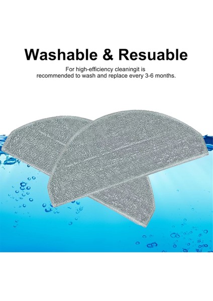 V8 Pro Robot Süpürge Aksesuarları Için 10 Adet Paspas Pedi Yedek Yıkanabilir Bez (Yurt Dışından) fırsatları