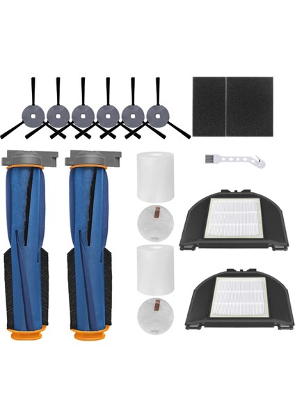 AV2310AE / RV2310AE Robot Süpürge Yedek Parçaları Ana Yan Fırça Hepa Filtreleri Sünger Filtre (Yurt Dışından)