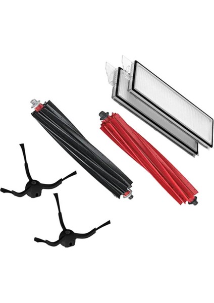 6 Adet S8 Maxv Ultra G20S Robot Süpürge Çift Silindir Fırça Hepa Filtre Yan Fırçalar Aksesuarlar (Yurt Dışından)