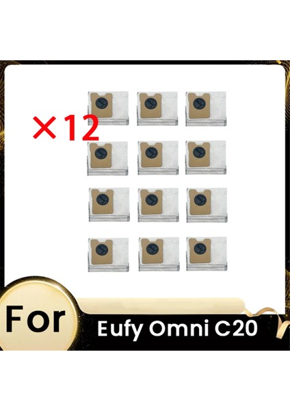 Omni C20 Süpürge Aksesuarları Için 12 Adet Toz Torbası Uzun Ömürlü ve Iyi Çalışmak Için Üretildi (Yurt Dışından)