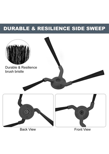 X9 Süpürgeler Için Yeniden Kullanılabilir Yedek Parçalar (2 Filtre + 4 Islak Paspas Yan Fırçalar) (Yurt Dışından) fiyatları