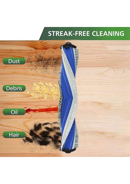 X5 Pro/ Max / X5/ X2S Robot Süpürge Yedek Parçaları Silindiri Için 2 Adet Yıkanabilir Ana Fırça (Yurt Dışından) fiyatları