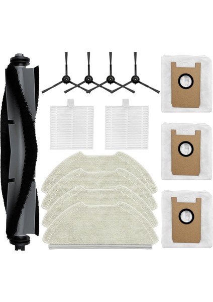 T20+ Elektrikli Süpürge Aksesuarları Yedek Parçalar Ana Silindir Fırça Paspas Pedi Hepa Filtreler Toz Torbası (Yurt Dışından)