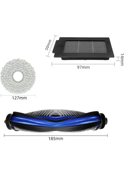 T50 Pro Elektrikli Süpürge Için Uyumlu Aksesuarlar - Filtre ve Ana Fırça Seti (Yurt Dışından) fırsatları