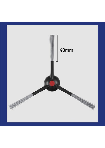 T30PRO/MAX Elektrikli Süpürge Için Yan Fırçalar Değiştirilebilir Aksesuarlar Ev Temizliği Yedek Parçaları (Yurt Dışından) fırsatları