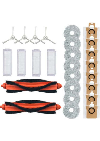 M30 Pro C107 Robot Süpürge Ana Yan Fırça Paspas Bezi Hepa Filtre Toz Torbası Için Yedek Parçalar (Yurt Dışından) fırsatları