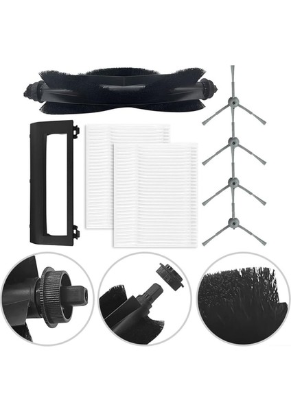 L50, L50, L60, L60 Robot Süpürge Yedek Parçaları Ana Yan Fırça Hepa Filtre Paspas Bezi (Yurt Dışından) modelleri