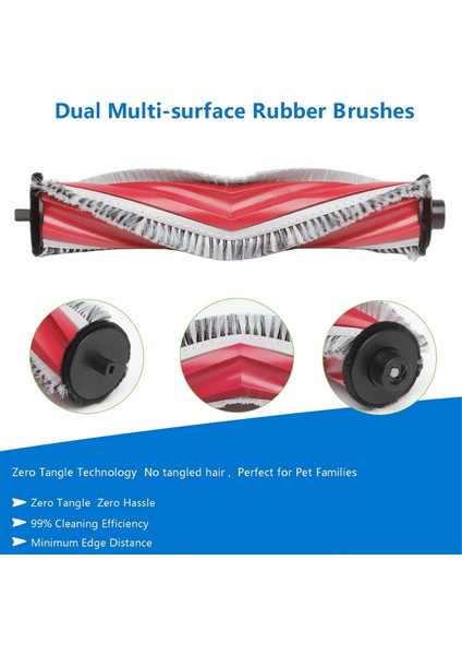 M12 Pro+ Robot Süpürge Ana Yan Fırça Hepa Filtre Paspas Bezi Toz Torbaları Yedek Parçaları (Yurt Dışından) fiyatları