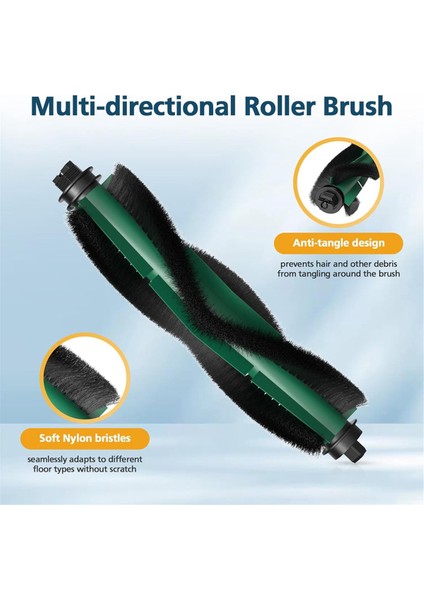 Essential Series Q0120, Y0140, Q011, Y0110 Robot Süpürge Ana Yan Fırça Hepa Filtre Parçaları (Yurt Dışından) modelleri