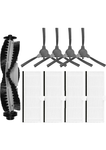 T10 Elite Roller Yan Fırçalı Hepa Filtre Robot Süpürge Aksesuarları (Yurt Dışından)