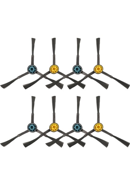 M9 NERE10S E10S Obode A8 Plus Eta Pro 6241 Robot Süpürge Için 8 Adet Yan Fırça (Yurt Dışından)