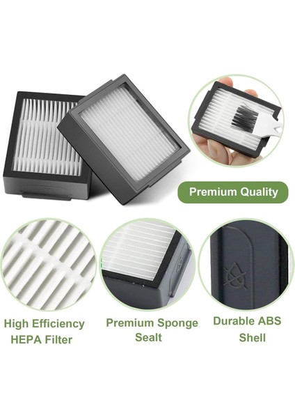 I7 I7+ I3 I3+ I4 I4+ I6 I6+ I8 I8+ J7 E5 E6 E7 Elektrikli Süpürge Ana Yan Fırça Hepa Filtre Parçaları (Yurt Dışından) fırsatları