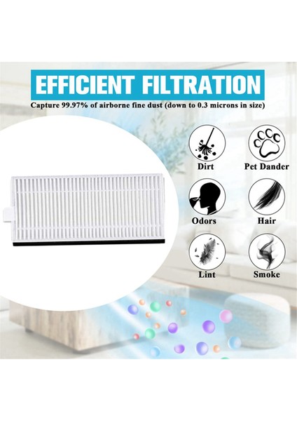 7490 / 7290 Eternal Robot Süpürgeler Için 11 Adet Yedek Parça Toz Torbası Çuval Ana Yan Fırça Hepa Filtre Paspas (Yurt Dışından) modelleri