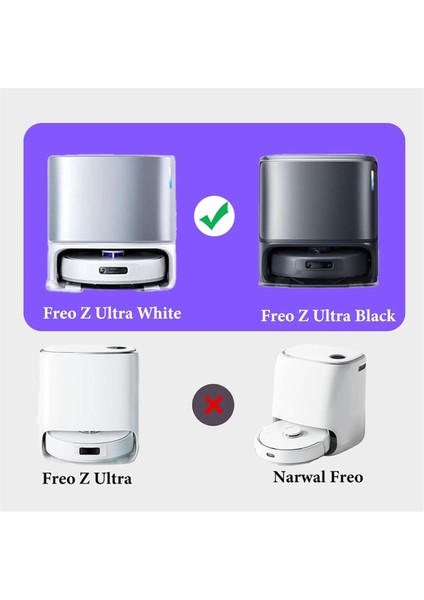 Freo Z Ultra Robot Süpürge Ana Yan Fırçalar Hepa Filtreler Paspas Bezi Toz Torbaları Aksesuarlar (Yurt Dışından) fiyatları