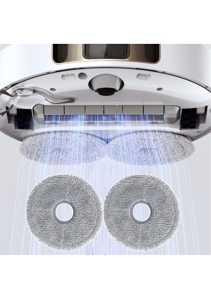 Q Maxv / P10 Pro Robot Süpürgeler Için 21 Adet Yedek Parça Ana Yan Fırça Filtresi Paspas Bezleri Toz Torbası (Yurt Dışından)
