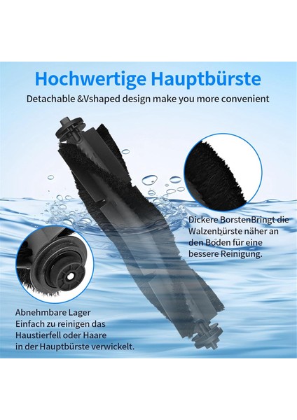 X8 Pro Robot Süpürge Ana Yan Fırça Hepa Filtre Paspas Bezi Toz Torbaları Yedek Parçaları (Yurt Dışından) fırsatları