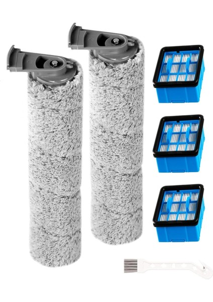 Crosswave Omniforce 3882 3883 Elektrikli Süpürge Fırça Rulosu Hepa Filtreleri Yedek Parça Takımı (Yurt Dışından)