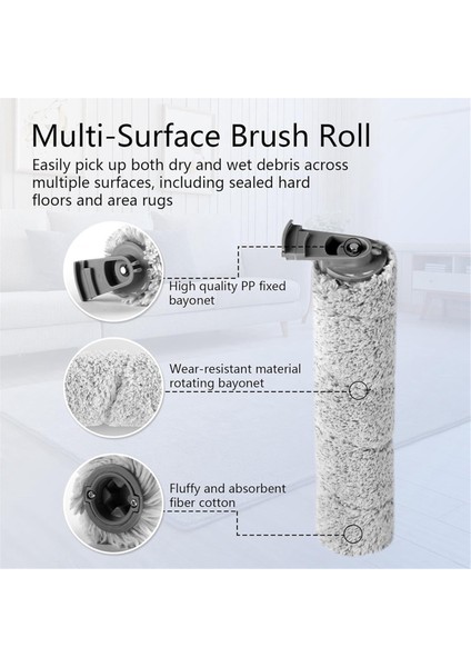 Crosswave Omniforce 3882 3883 Elektrikli Süpürge Fırça Rulosu Hepa Filtreleri Yedek Parça Takımı (Yurt Dışından) modelleri