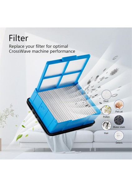 Crosswave Omniforce 3882 3883 Elektrikli Süpürge Fırça Rulosu Hepa Filtreleri Yedek Parça Takımı (Yurt Dışından) fırsatları