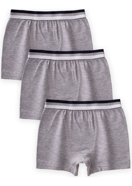 Üçlü Erkek Boxer Set Gri