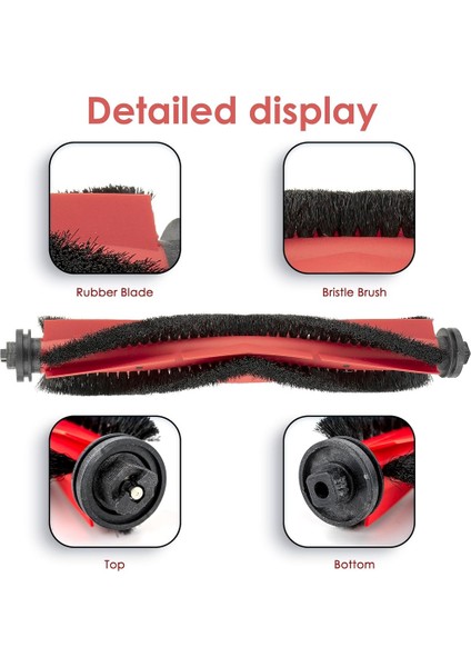 Q5 Q5+ Robotik Süpürge Için Silindir Fırçalar, Ana Fırça Silindirleri Yedek Aksesuar Seti (Yurt Dışından) fiyatları