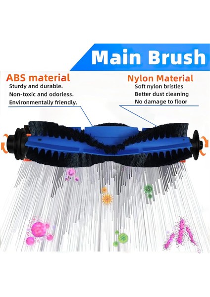 2290 Ultra 05661 Robot Süpürge Yedek Parçaları Ana Yan Fırça Hepa Filtre Paspas Bezi Toz Torbaları (Yurt Dışından)