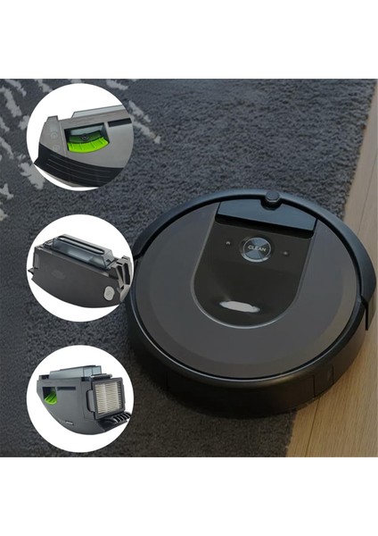 E5 E6 E7 I1 I3 I4 I6 I7 8 I8 /plus J7 Elektrikli Süpürge Aksesuarları Için Toz Kutusu Kutusu Yedeği (Yurt Dışından)