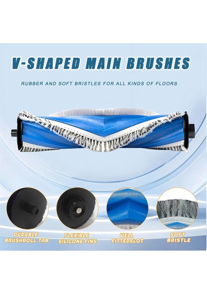 T30S Robot Süpürge Ana Yan Fırça Hepa Filtreler Paspas Bezi Pedler Toz Torbaları Yedek Parçalar (Yurt Dışından) modelleri