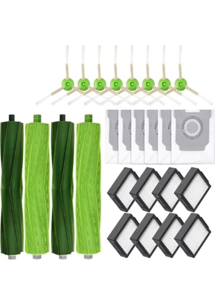 I7 I7+ E5 E6 Ana Yan Fırçalar Silindir Hepa Filtreler Elektrikli Süpürge (Yurt Dışından)