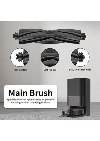 X40 Ultra / Pro /S30 Robot Süpürge Için Parçaları Değiştirin Ana Yan Fırça Filtre Paspas Bezi Toz Torbası (Yurt Dışından) modelleri