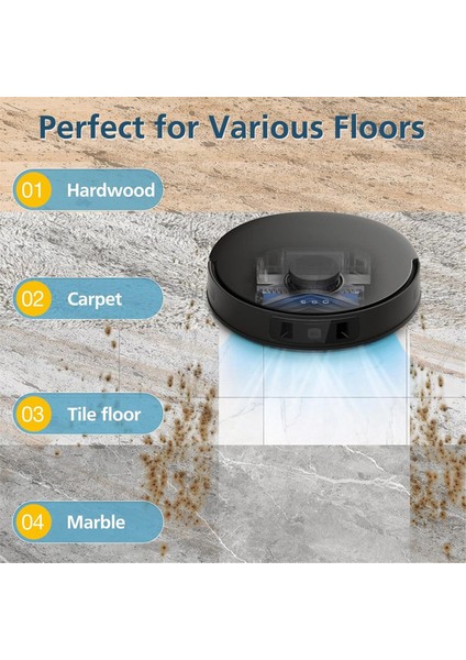 T30S/T30S COMBO/T30S Pro Robot Süpürge Ana Yan Fırça Hepa Filtre Toz Torbaları Aksesuarları (Yurt Dışından) fırsatları