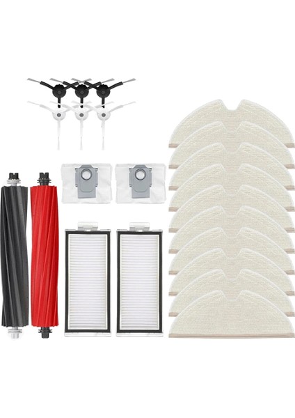 Q8 Max / Q5 Silindir Yan Fırça Filtre Paspas Toz Torbası Robot Süpürge Aksesuarları (Yurt Dışından)