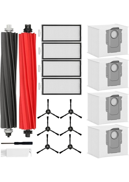 Q5 Max+, Duoroller+ Plus Robot Süpürge Yedek Parçaları Için Aksesuar Kiti (Yurt Dışından)