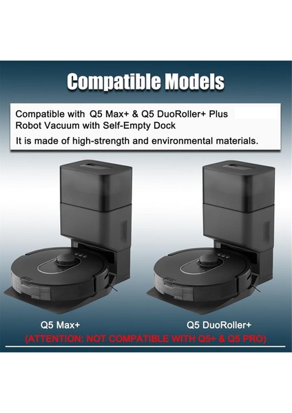 Q5 Max+, Duoroller+ Plus Robot Süpürge Yedek Parçaları Için Aksesuar Kiti (Yurt Dışından) fiyatları