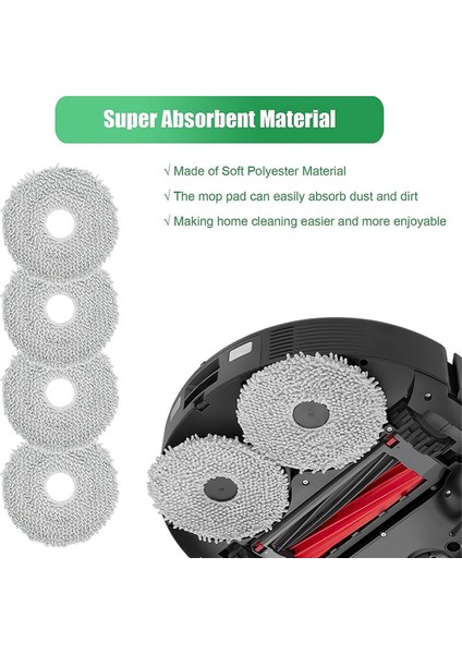 Qrevomaster Elektrikli Süpürge Yedek Parçaları Ana Yan Fırçalar Hepa Filtreler Paspas Pedleri Toz Torbaları (Yurt Dışından) indirimleri