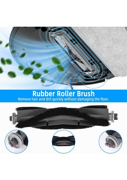 T20 Robot Süpürge Ana Yan Fırça Hepa Filtreler Paspas Bezi Toz Torbaları Yedek Parçaları (Yurt Dışından) fırsatları