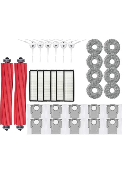 Q P10 A7400RR Robot Süpürge Aksesuarları Hepa Filtre Paspas Bezleri Toz Torbası Yedek Parça, Beyaz (Yurt Dışından) indirimleri