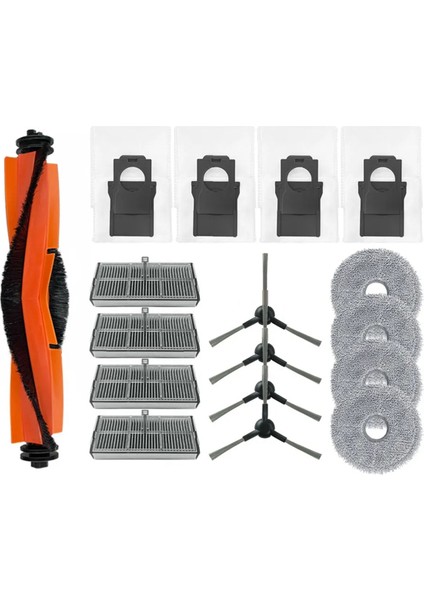 Master One / Pro Roller Hepa Filtre Paspas Bezleri Bez Toz Torbası Robot Süpürgeler Yedek Parça Aksesuar Için Uygundur (Yurt Dışından)