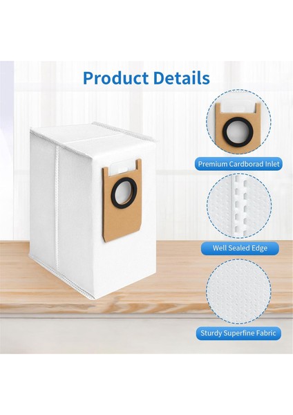 S1 Pro Omni Robot Süpürge Için Toz Torbaları, Yedek (Yurt Dışından)