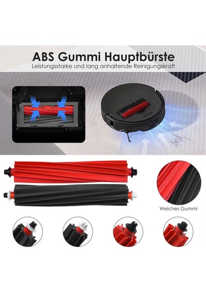 Q Master Ana Yan Fırçalar Hepa Filtreler Paspas Bezi Toz Torbaları Robot Süpürge Parçaları (Yurt Dışından) fiyatları