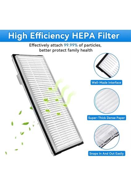 S8 Pro Ultra Elektrikli Süpürge Ana Yan Fırça Hepa Filtreler Paspas Bezi Toz Torbaları Yedek Parçaları (Yurt Dışından) modelleri