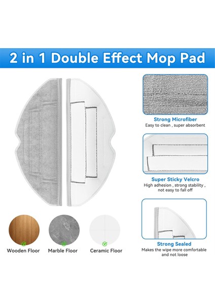 S8 Pro Ultra Elektrikli Süpürge Ana Yan Fırça Hepa Filtreler Paspas Bezi Toz Torbaları Yedek Parçaları (Yurt Dışından) fırsatları