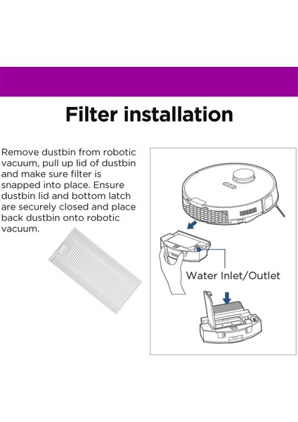 Yedek Parça Aksesuarları E10S Robot Süpürge Yan Fırça Hepa Filtreleri Paspas Pedleri Için Uygun (Yurt Dışından) fırsatları