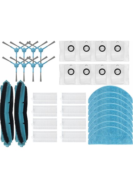 7490 Immortal / 8290 Kabum Smart 900 Elektrikli Süpürge Fırça Mop Filtre Parça Aksesuarları (Yurt Dışından)