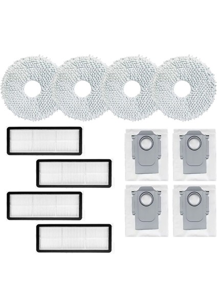 Qrevo Curv / P20 Pro Robot Süpürge Hepa Filtre Paspas Bezi Toz Torbası Aksesuarları Yedek Parçaları (Yurt Dışından)