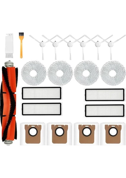 L10S Ultra S10 Pro Omni 1s B101CN B116 Elektrikli Süpürge Ana Yan Fırça Hepa Filtreler Paspas Bezi (Yurt Dışından)