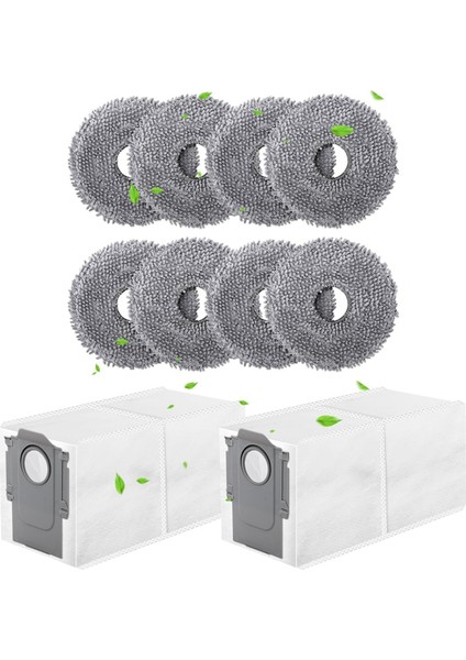 Q /qrevo Maxv Robot Süpürge Yedek Parçaları Için Mop Bezi Toz Torbaları (Yurt Dışından)