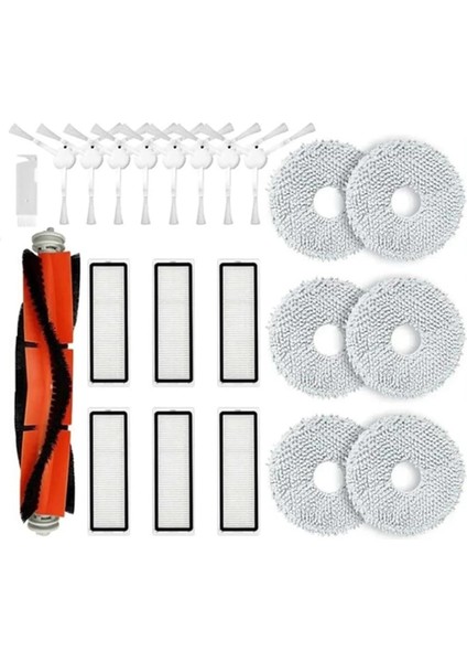 Ana Yan Fırça Hepa Filtre Paspas Bezi Pedleri Robot Süpürge S10+ / S10 Plus Temizleyici Parçaları Için Yedek (Yurt Dışından)