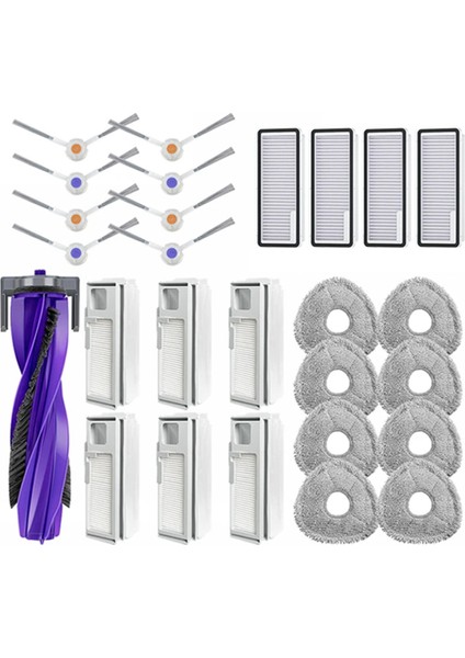 Freo x Ultra, J4 / Lite Robot Süpürge Ana Yan Fırça Hepa Filtre Paspas Bezi Toz Torbası Parçaları (Yurt Dışından)